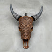 Cow & Horns Carved Badong - Skull,A/039