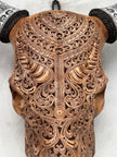 Cow & Horns Carved Badong - Skull,A/039