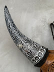 Cow & Horns Carved Badong - Skull,A/039