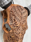 Cow & Horns Carved Badong - Skull,A/039