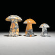 Set 3 Mushroom Maligano yellow-U2/461