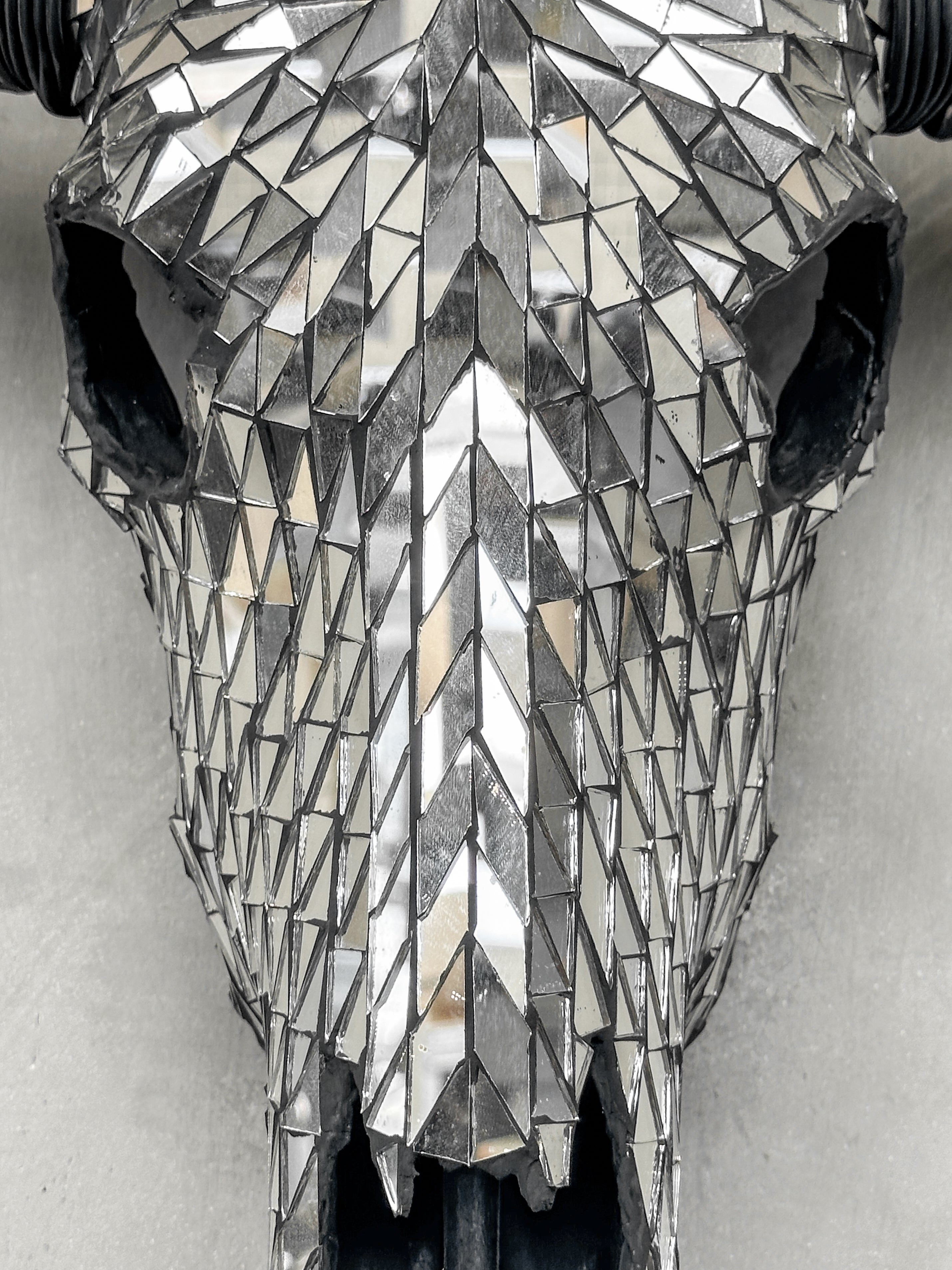 Silver Mozaic Buffalo skull | Skull,A/130
