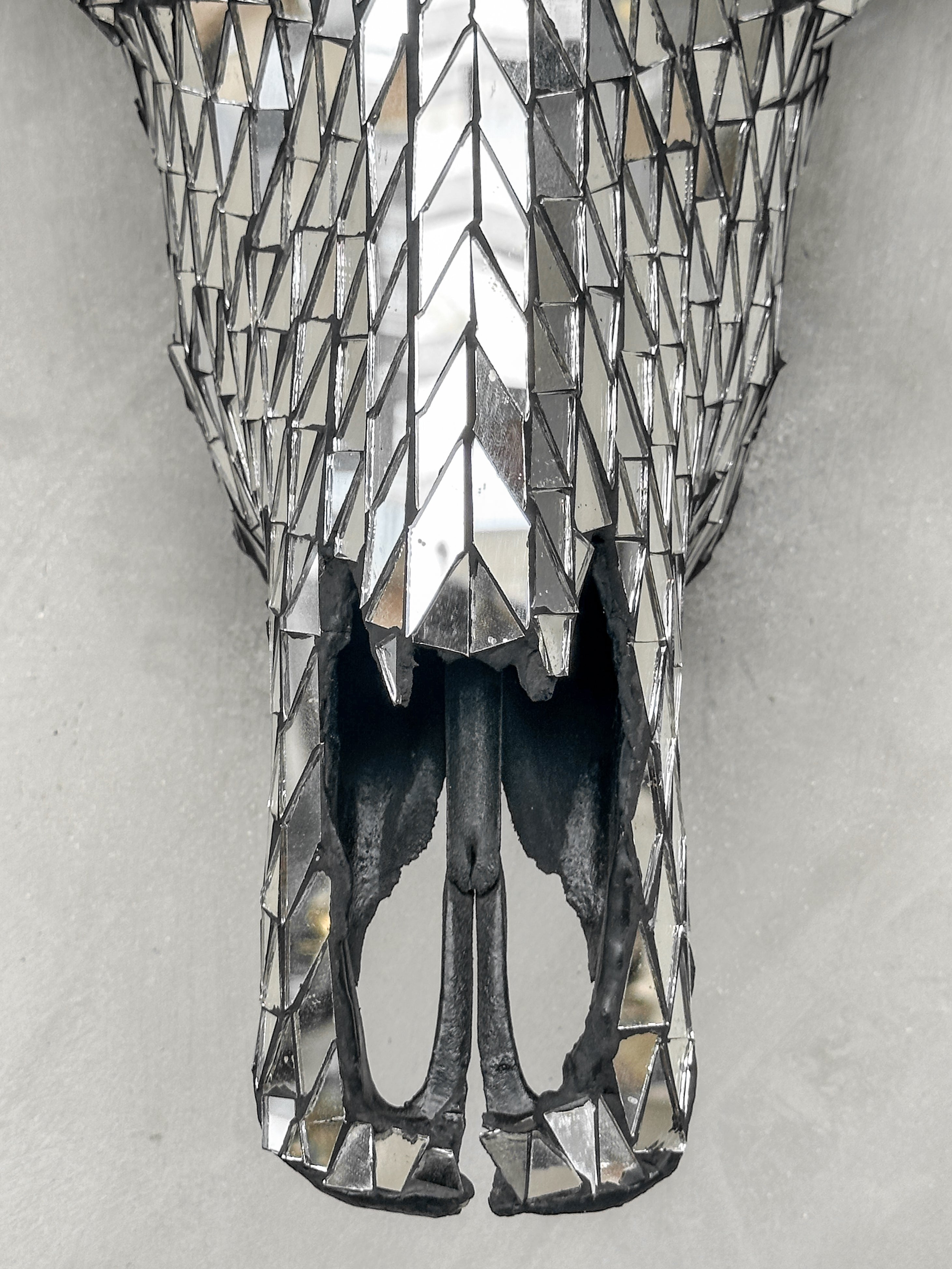 Silver Mozaic Buffalo skull | Skull,A/130