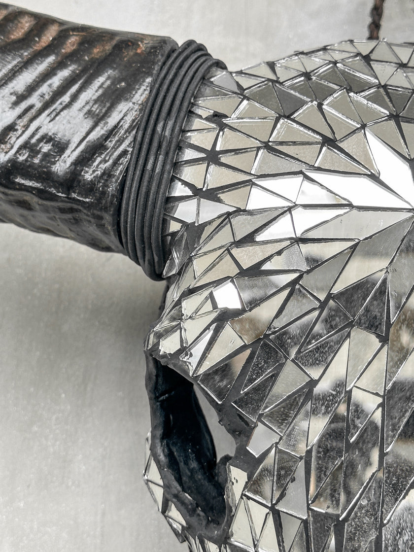 Silver Mozaic Buffalo skull | Skull,A/130