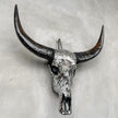 Silver Mozaic Buffalo skull | Skull,A/130