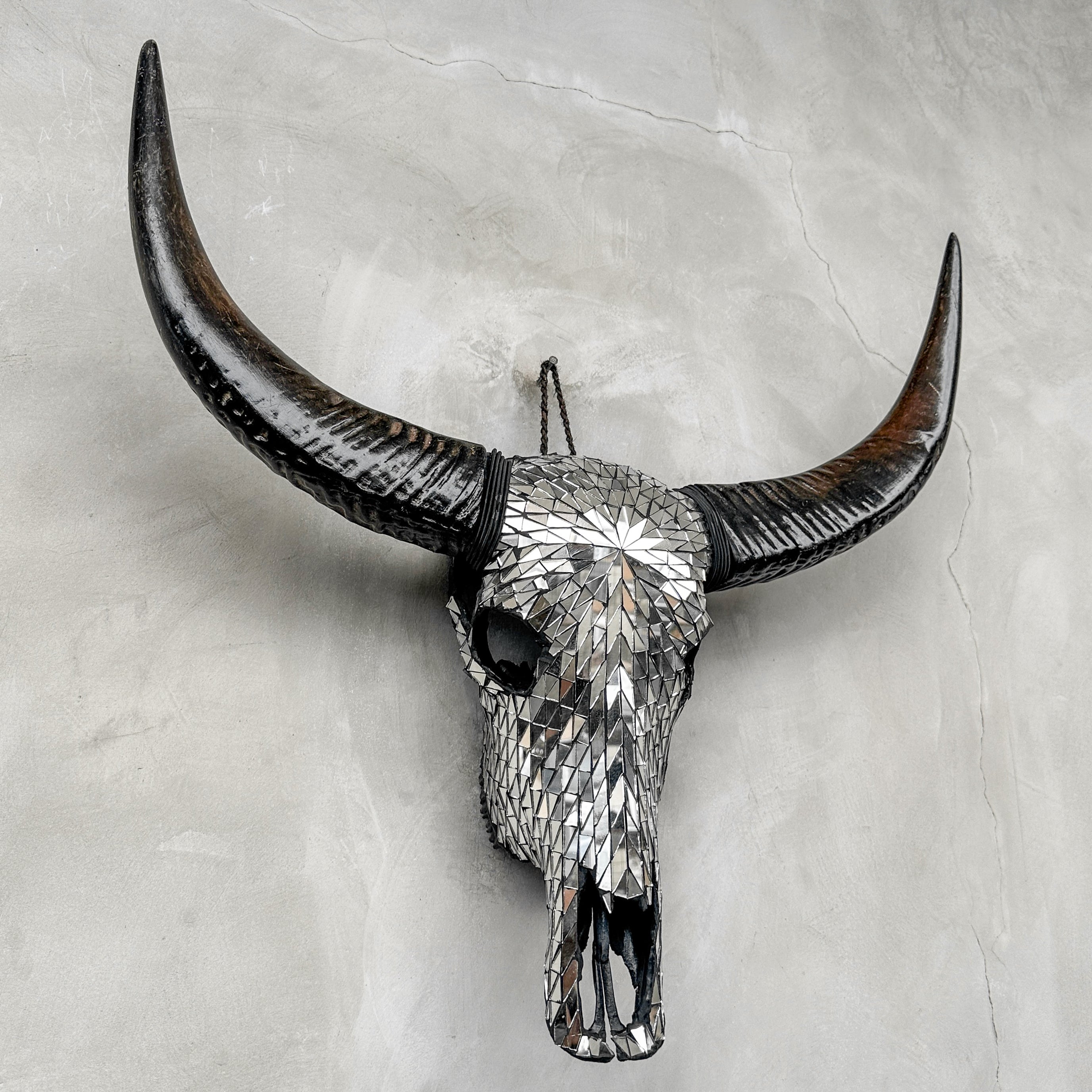 Silver Mozaic Buffalo skull | Skull,A/130