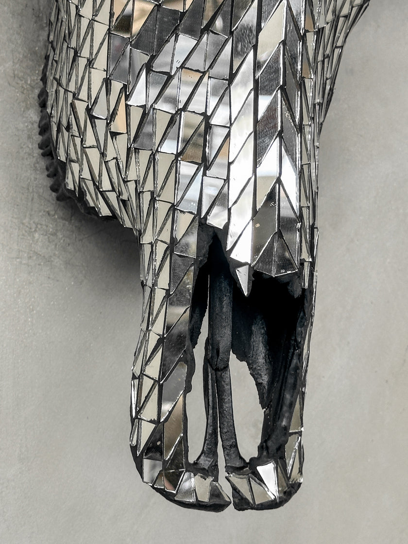 Silver Mozaic Buffalo skull | Skull,A/130