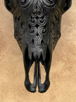 Fully carved cow skulls with Flower Of life Carving Skull,A/082