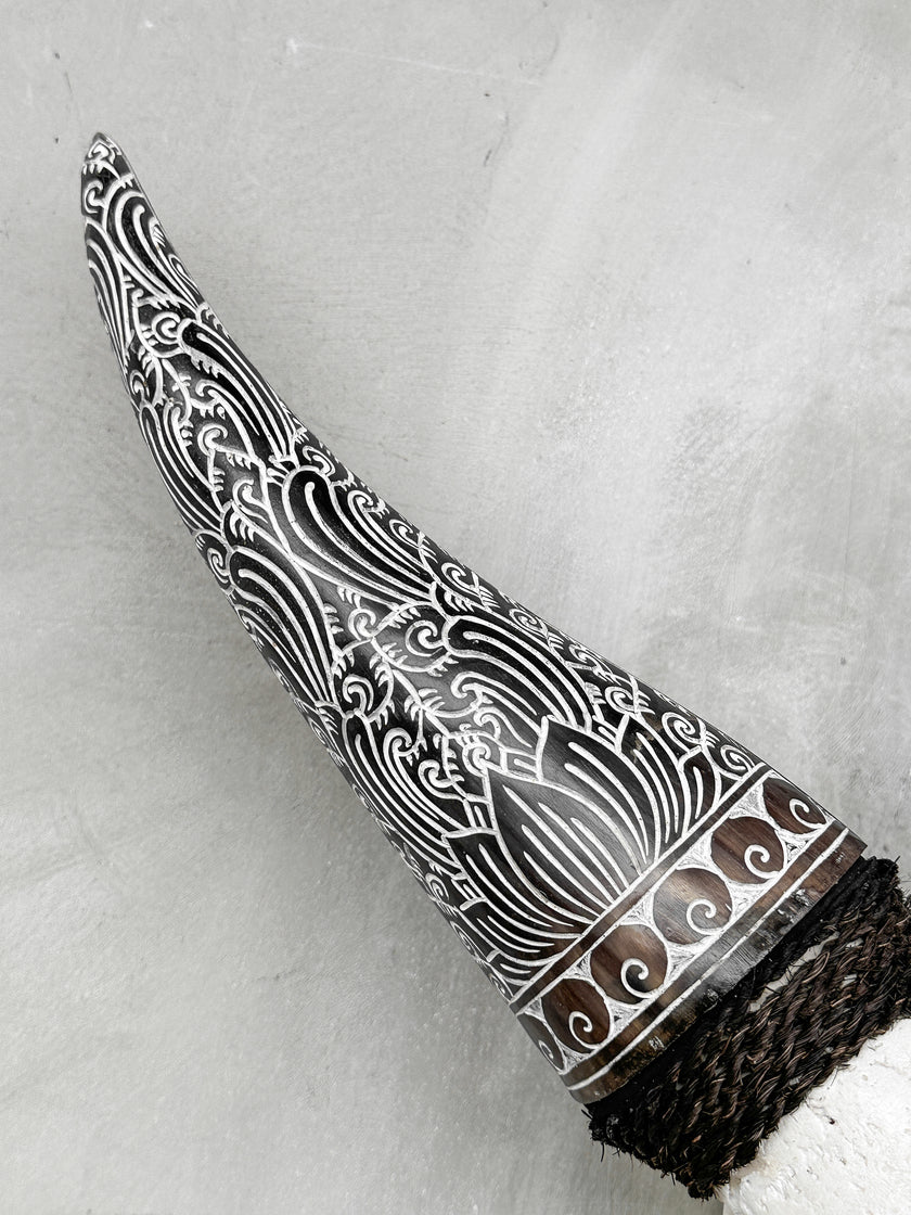 Fully carved cow skulls with Flower Of life Carving Skull,A/080