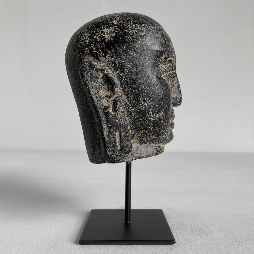 Javanese Budha Head on a Custom Stand - 6T/072