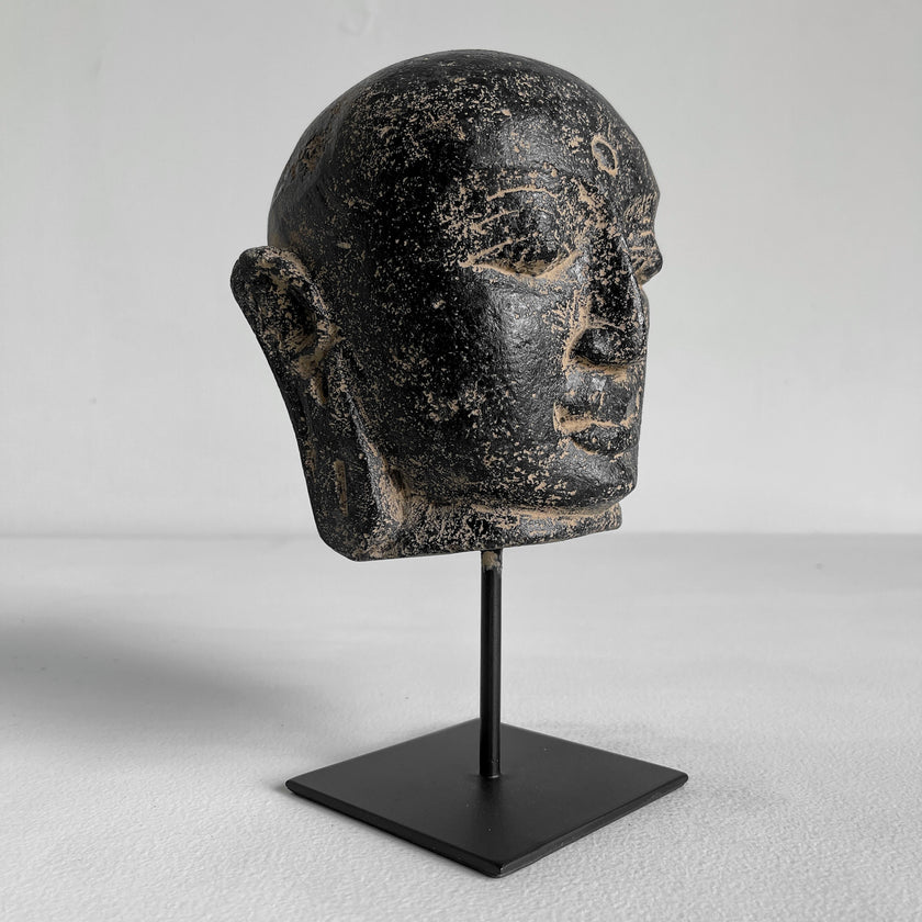 Javanese Budha Head on a Custom Stand - 6T/072