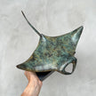 Manta Ray Aged Patinated Bronze - Medium