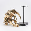 Sabretooth Tiger Polished Bronze on a Stand - Large