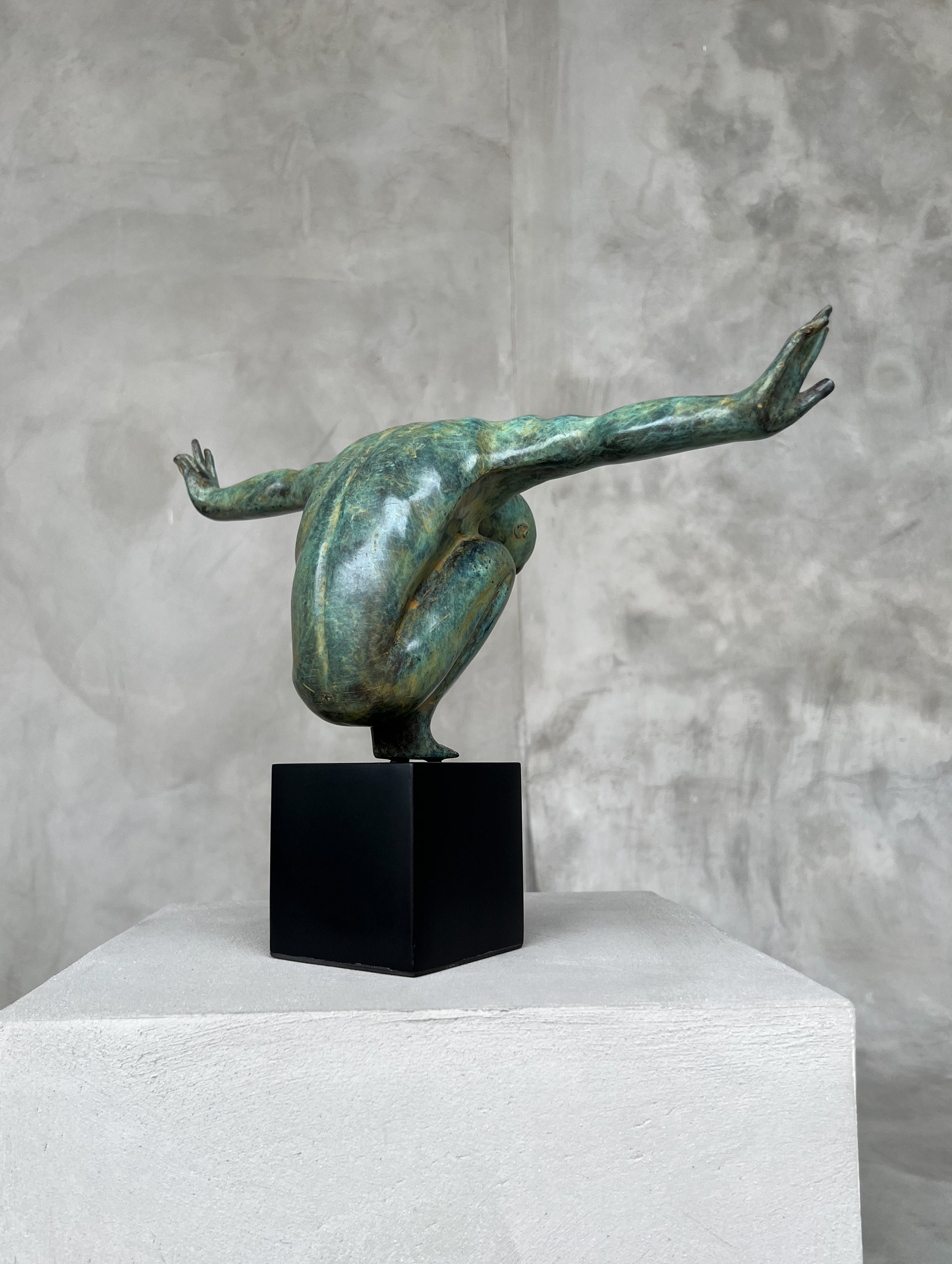 Olympic Swimmer Patinated Large