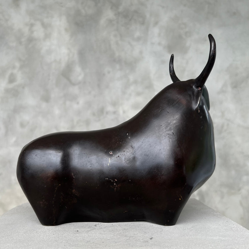 Abstract Bull Dark Bronze