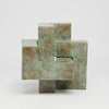 Puzzle Blue Patinated Bronze - S