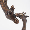 Giraffe Kinship Bronze Statue