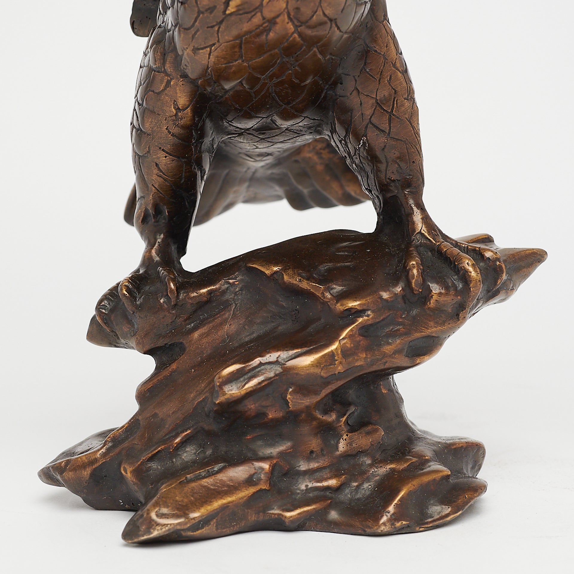 Eagle Sculpture Brown Bronze - Large