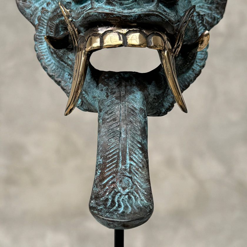 Barong on stand Dark Patinated Bronze