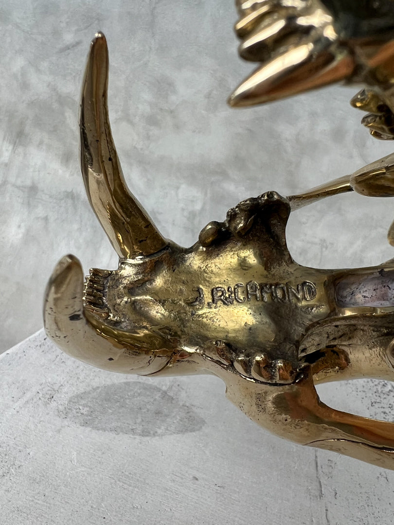 Saber Tooth TIger Polished Bronze Small