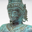 Buddha Thai Patinated Bronze on a stand