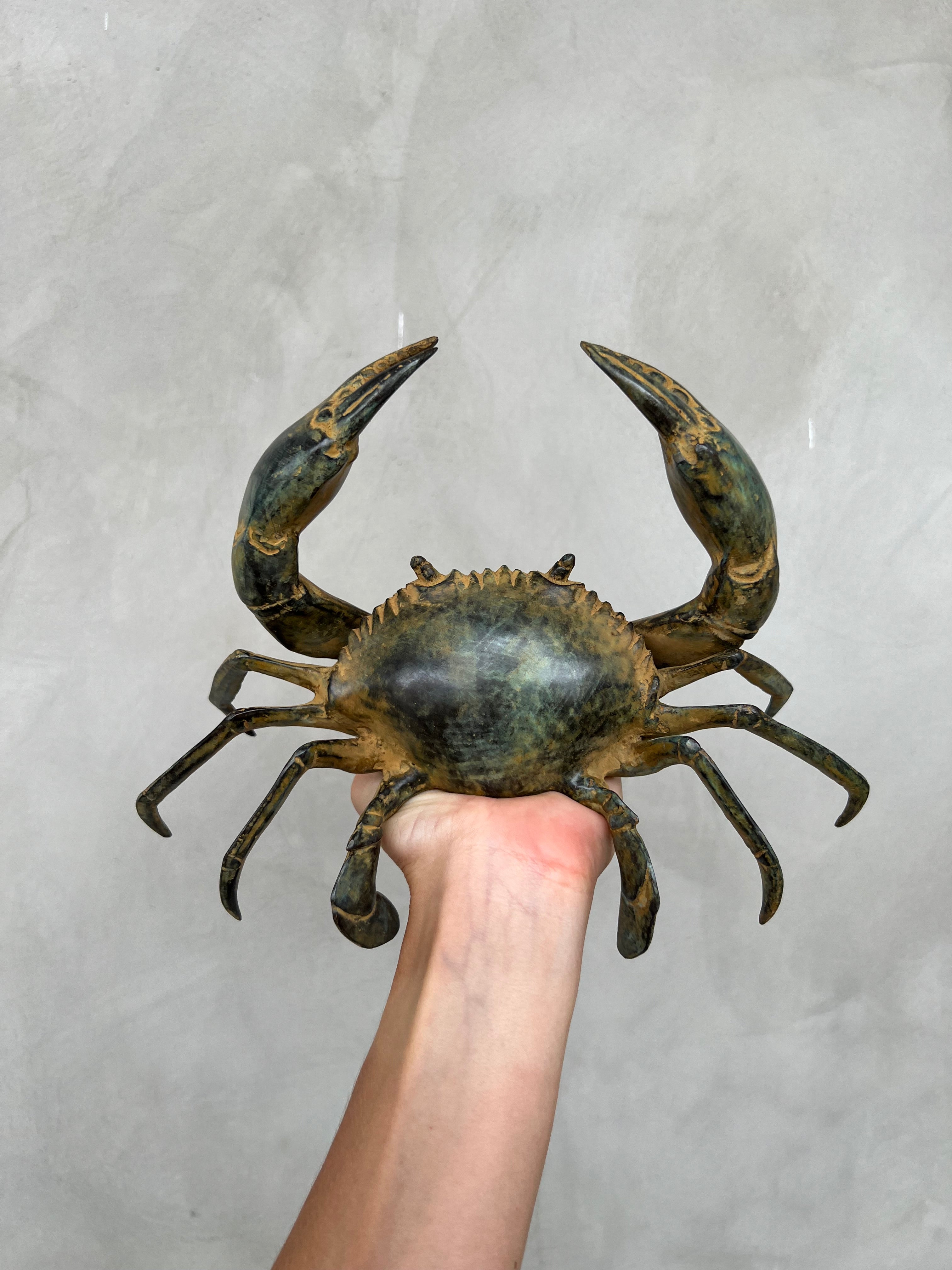 Crab Patinated Bronze  - S