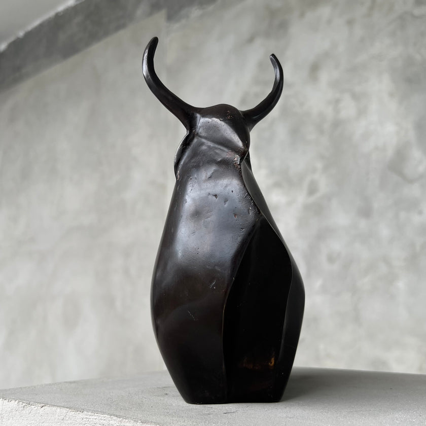 Abstract Bull Dark Bronze