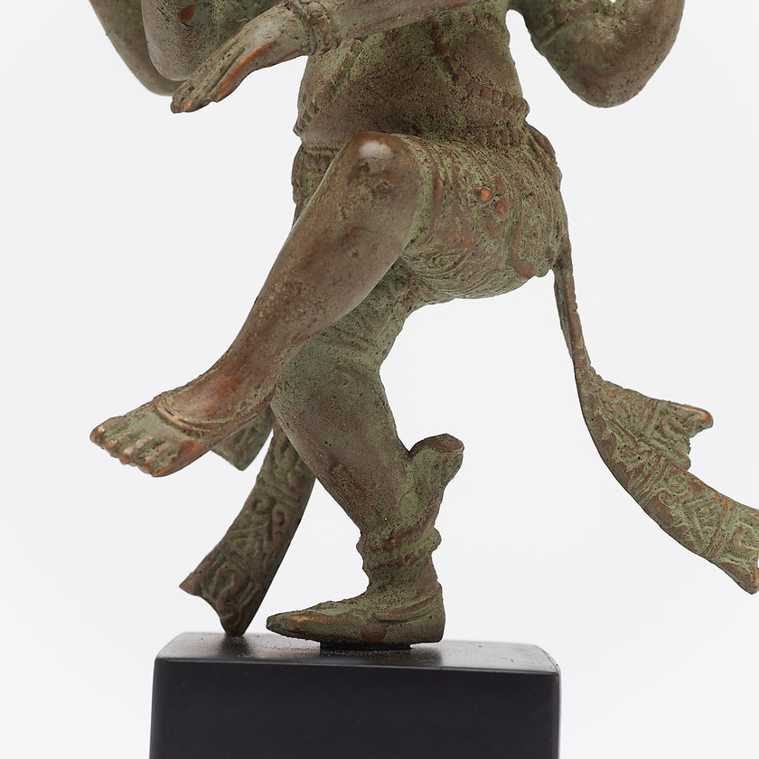 Ganesha Dancing Patinated