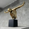 Olympic Swimmer Polished  Bronze - S