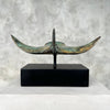 Manta Ray Aged Patinated Bronze - Medium