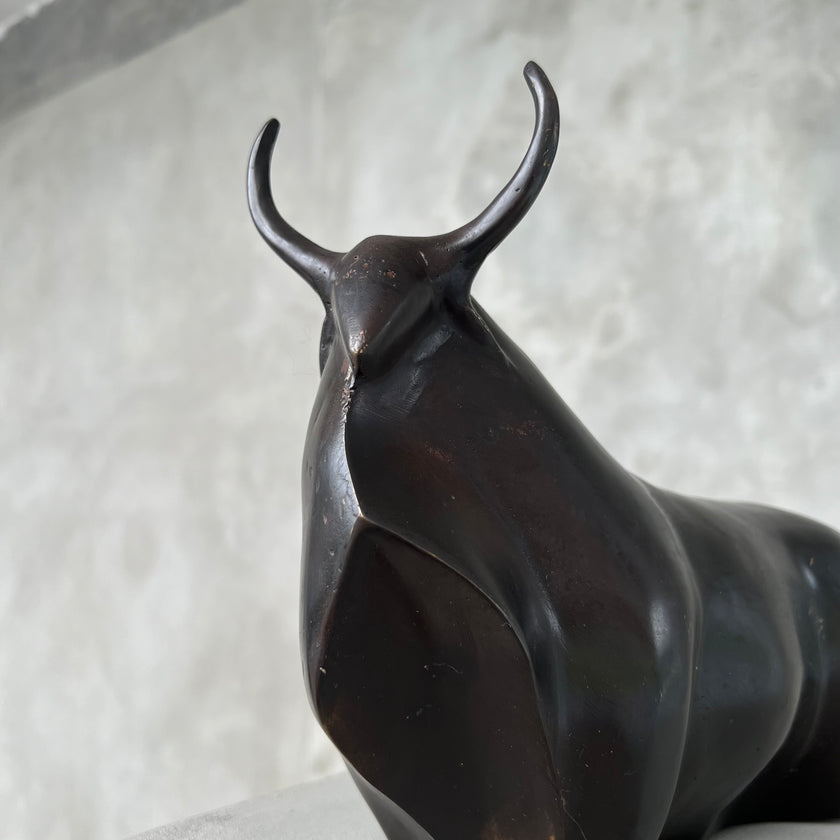Abstract Bull Dark Bronze