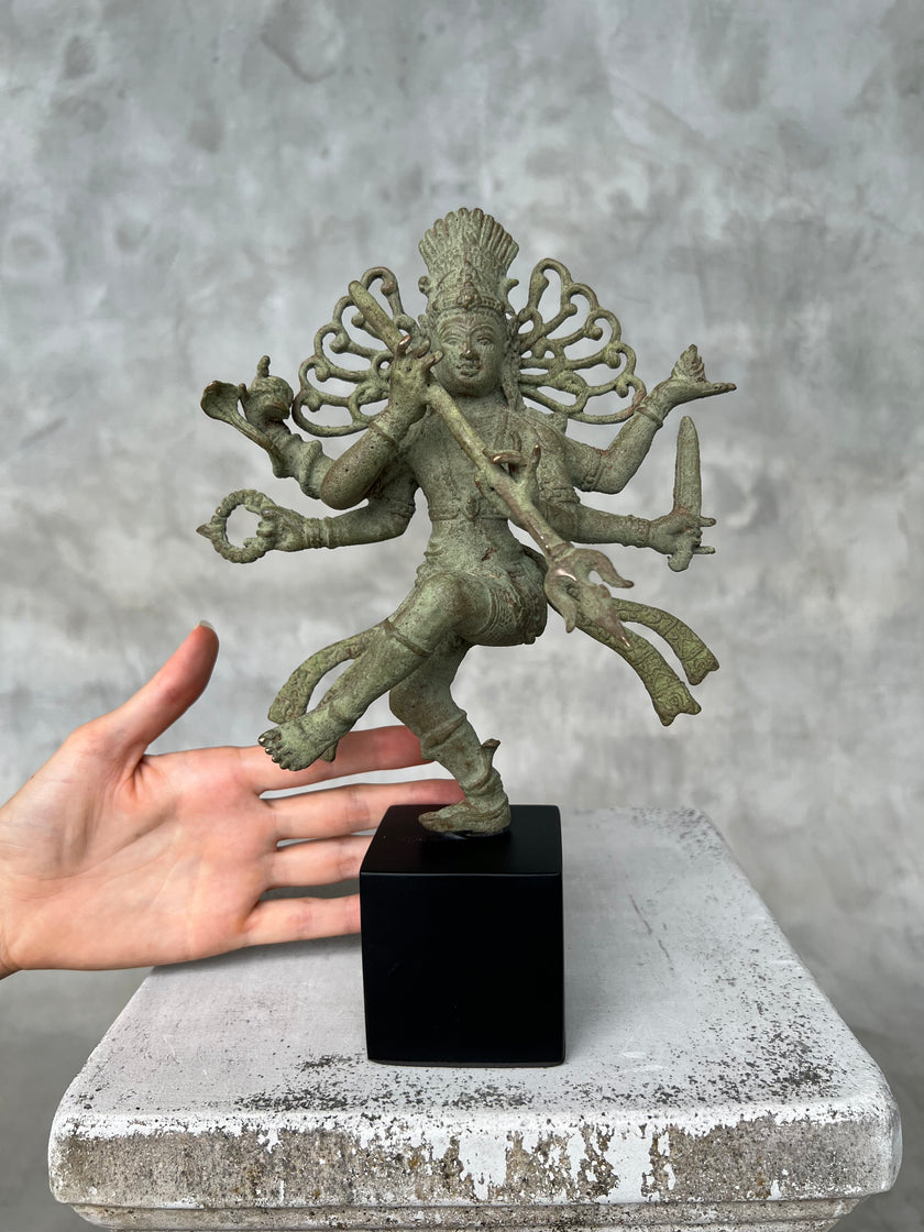 Shiva Dancing Sculpture Patinated