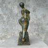 Voluptuous Lady Bronze Nude Patinated