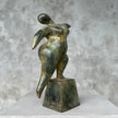 Voluptuous Lady Bronze Nude Patinated