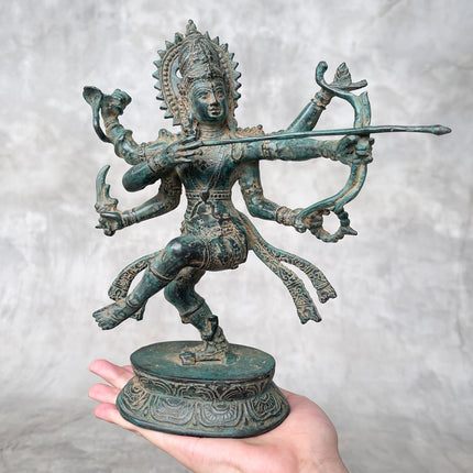 Shiva Dancing Sculpture Green