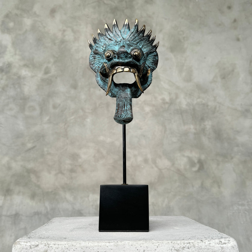 Barong on stand Dark Patinated Bronze