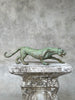 Leopard Hunting Patinated Bronze - Large