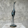 Batik Bird Dark Patinated with Polished accents