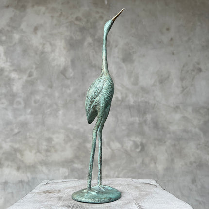 Batik Bird Light Patinated with Polished accents