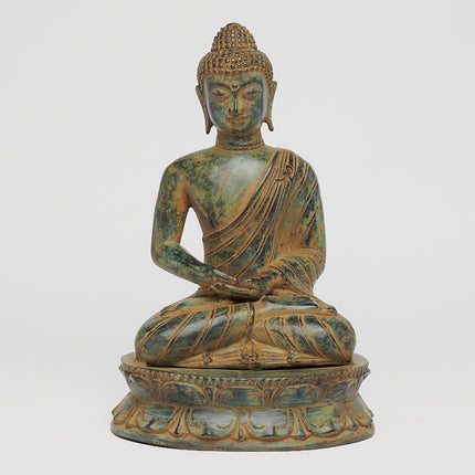 Buddha Dhyana Patinated Bronze