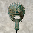 Barong on stand Blue Patinated Bronze