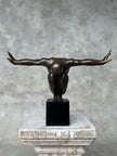 Olympic Swimmer Dark Bronze Large