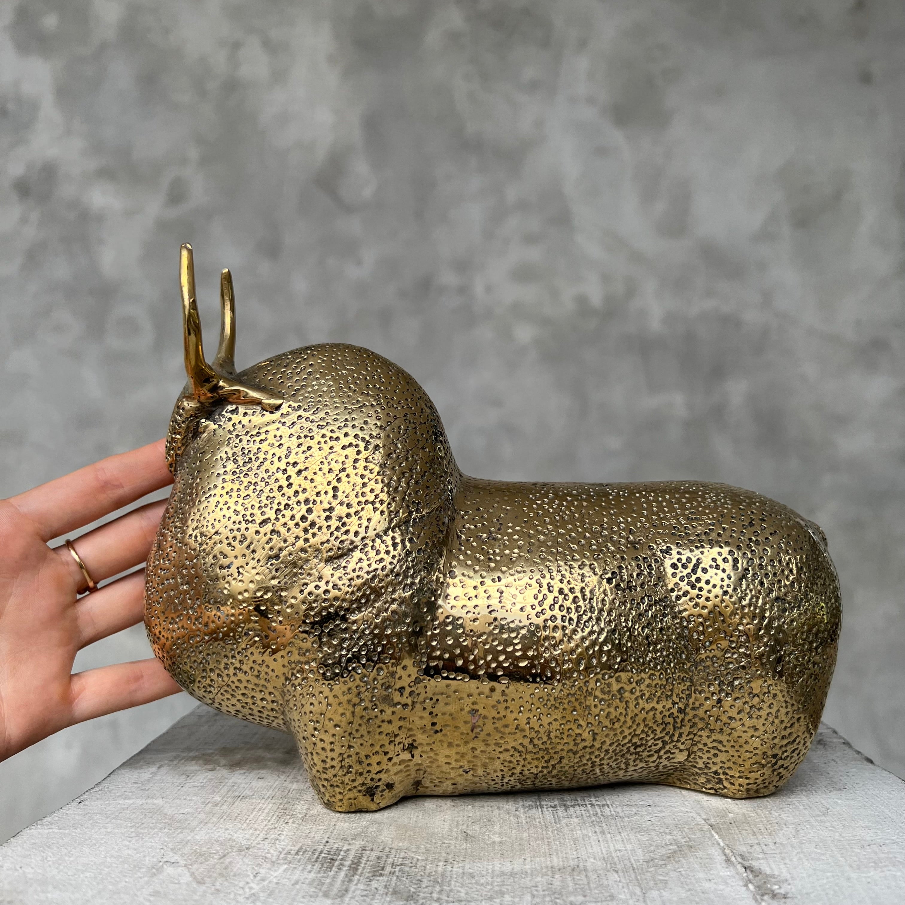 American Bison Polished Bronze