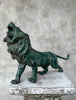 Lion Roaring Dark Patinated