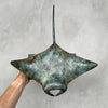 Manta Ray Aged Patinated Bronze - Medium