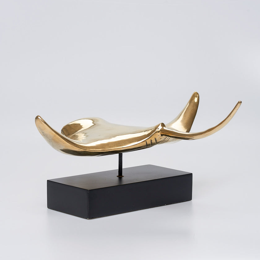 Manta Ray Polished  Bronze - Extra Large