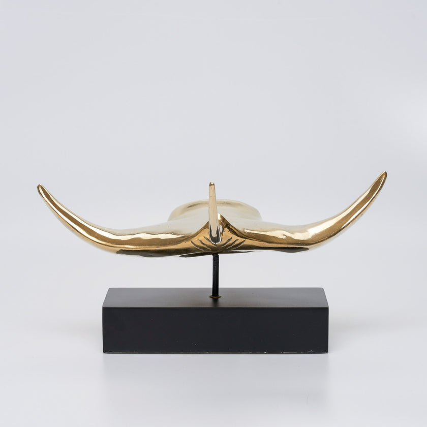 Manta Ray Polished  Bronze - Extra Large