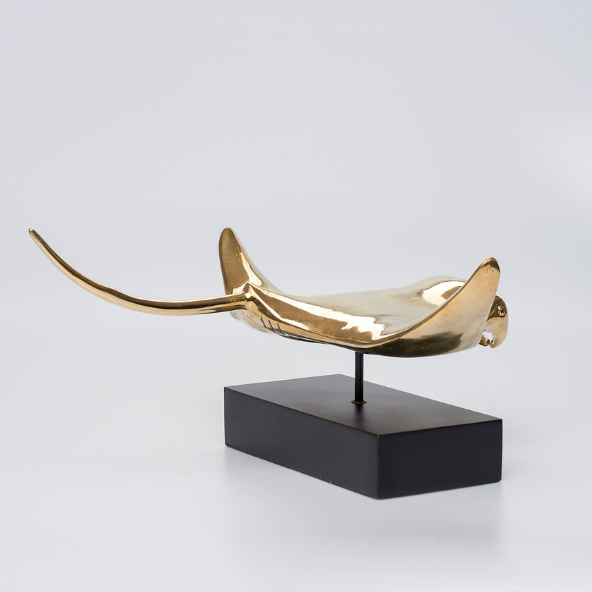 Manta Ray Polished  Bronze - Extra Large