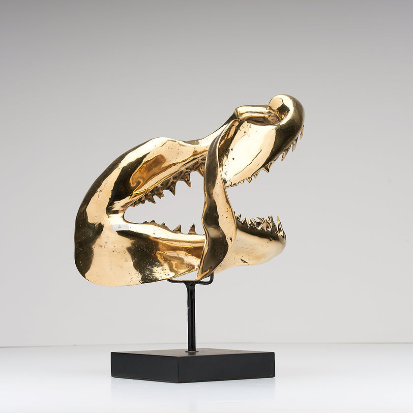 Shark Mako Jaw Polished Bronze