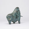 Bison American Charging Patinated